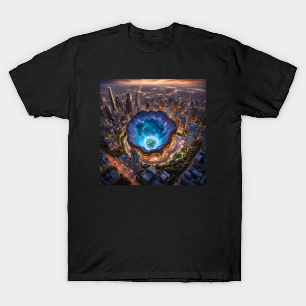 Geode City T-Shirt by Lyvershop